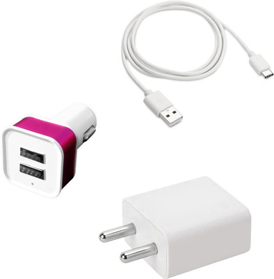 SARVIN Wall Charger Accessory Combo for Samsung Galaxy M31(White)