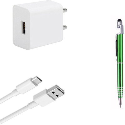 SARVIN Wall Charger Accessory Combo for Samsung Galaxy M31s(White)