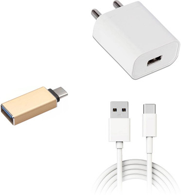 SARVIN Wall Charger Accessory Combo for Samsung Galaxy M51(White)