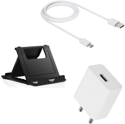 SARVIN Wall Charger Accessory Combo for Xiaomi Redmi Note 9 Pro Max(White)