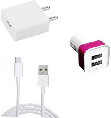 DAKRON Wall Charger Accessory Combo for Huawei P40(White)