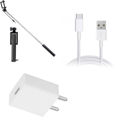 SARVIN Wall Charger Accessory Combo for OPPO A52(White)