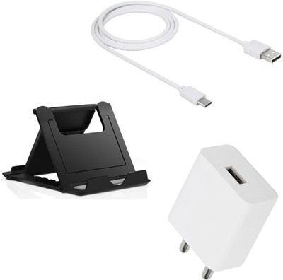 SARVIN Wall Charger Accessory Combo for Samsung Galaxy A51(White)