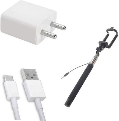 DAKRON Wall Charger Accessory Combo for Google Pixel 4A(White)