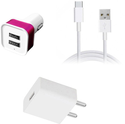 SARVIN Wall Charger Accessory Combo for Xiaomi Redmi Note 9(White)