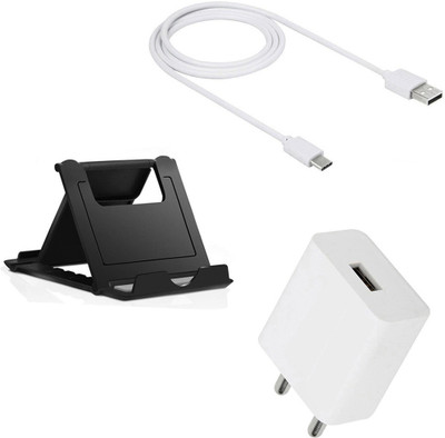 DAKRON Wall Charger Accessory Combo for Coolpad Cool 6(White)