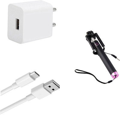 DAKRON Wall Charger Accessory Combo for OnePlus 8T(White)