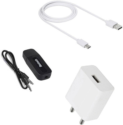 DAKRON Wall Charger Accessory Combo for Coolpad Cool 6(White)