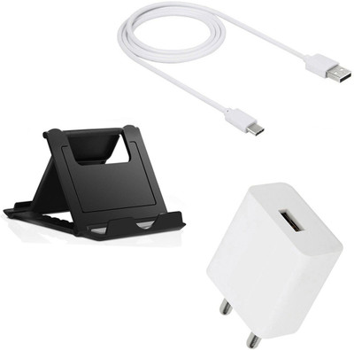 SARVIN Wall Charger Accessory Combo for Micromax In note 1(White)