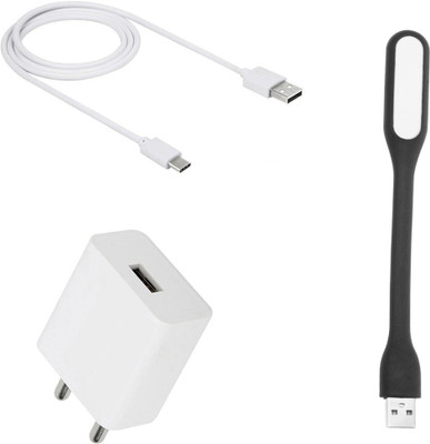 DAKRON Wall Charger Accessory Combo for OPPO F17 Pro(White)