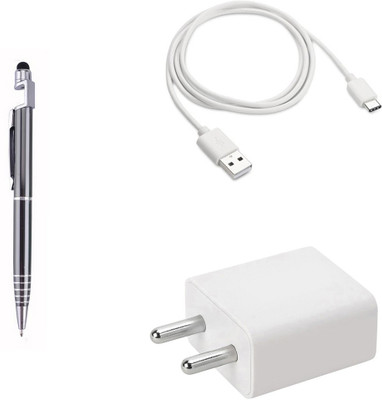 SARVIN Wall Charger Accessory Combo for Xiaomi Redmi 9(White)