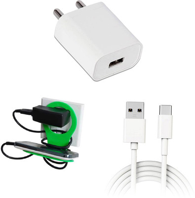 DAKRON Wall Charger Accessory Combo for Infinix Zero 8i(White)