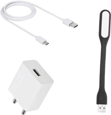 DAKRON Wall Charger Accessory Combo for Coolpad Cool 6(White, Black)