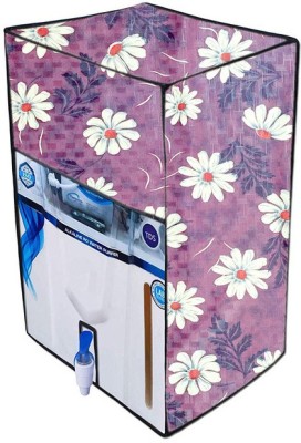 JM Homefurnishings Water Purifier  Cover(Width: 46 cm, White, Multi)