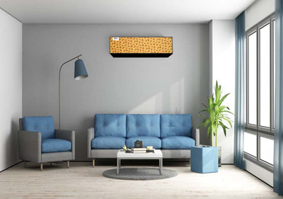 AAVYA UNIQUE FASHION Air Conditioner  Cover(Width: 114.3 cm, yellow)