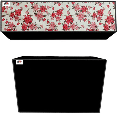 AAVYA UNIQUE FASHION Air Conditioner  Cover(Width: 114.3 cm, Red, white)