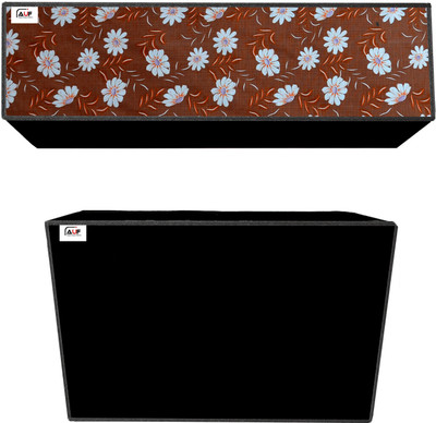 AAVYA UNIQUE FASHION Air Conditioner  Cover(Width: 114.3 cm, Brown,Whiteflower)