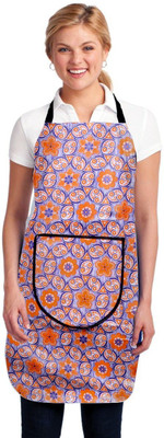 AMIGOS CREATION Polyester Home Use Apron - Free Size(Multicolor, Single Piece)