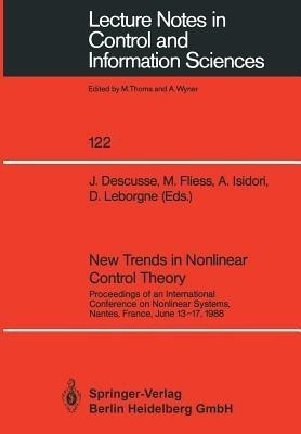 New Trends in Nonlinear Control Theory(English, Paperback, unknown)