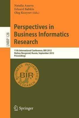 Perspectives in Business Informatics Research(English, Paperback, unknown)