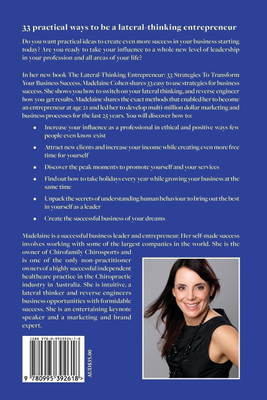 The Lateral-Thinking Entrepreneur - 33 Strategies to transform your business success(English, Paperback, Cohen Madelaine)