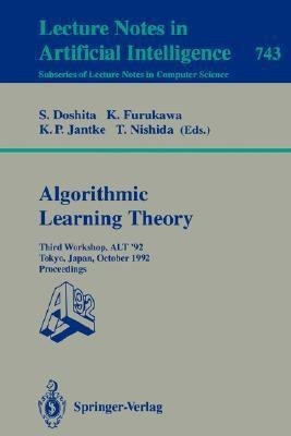 Algorithmic Learning Theory - ALT '92(English, Paperback, unknown)