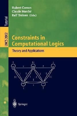 Constraints in Computational Logics: Theory and Applications(English, Paperback, unknown)