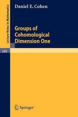 Groups of Cohomological Dimension One(English, Paperback, Cohen Daniel E.)