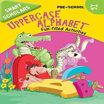 Smart Scholars Pre-School Uppercase Alphabet(English, Paperback, Om Books Editorial Team)