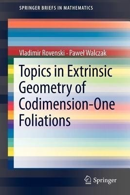 Topics in Extrinsic Geometry of Codimension-One Foliations(English, Paperback, Rovenski Vladimir)