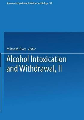 Alcohol Intoxication and Withdrawal(English, Paperback, unknown)