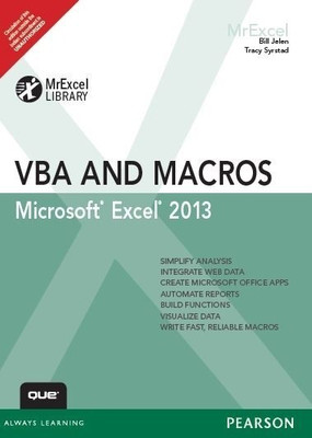 Excel 2013 VBA and Macros(English, Paperback, Jelen Bill)