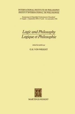 Logic and Philosophy / Logique et Philosophie(English, Paperback, unknown)
