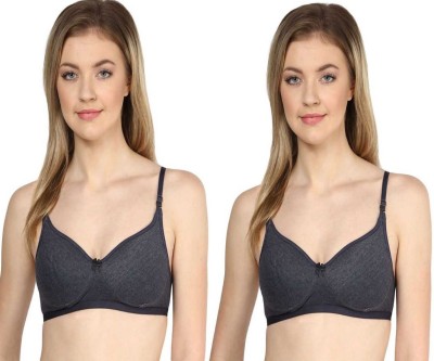 Apraa & Parma Rakhi ( AP-143 ) Women Full Coverage Lightly Padded Bra(Black)