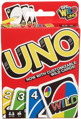 UNO Playing Cards for Kids, Party/Table Fun Games/Playing Cards Game (Pack of 1)(Multicolor)