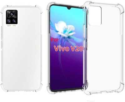 Casehub Front & Back Case for Vivo V20 Pro(Transparent, Dual Protection)