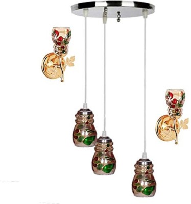 tripping Pendants Ceiling Lamp(Multicolor, White)