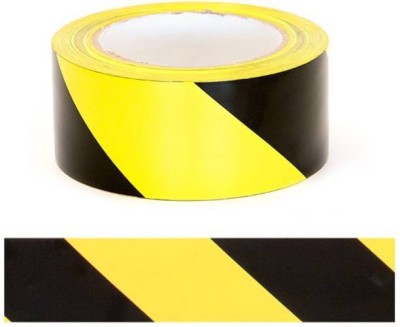 brs SINGLE SIDED HANDHELD MARKING TAPE (Manual)(Set of 1, BLACK YELLOW)