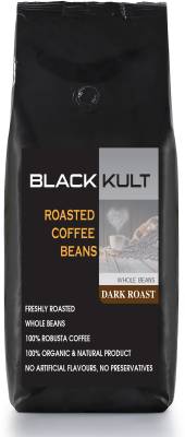 Black Kult Coffee Whole Bean Coffee - Dark Roast, Freshly Roasted Coffee Beans
