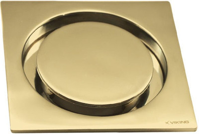 Viking Floor Brass Push Down Strainer(11.5 cm Set of 1)