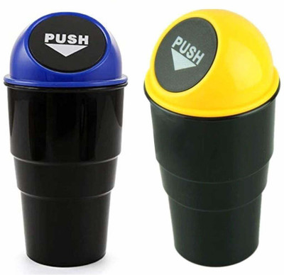 RENUCONIC Plastic Dustbin(Multicolor, Pack of 2)