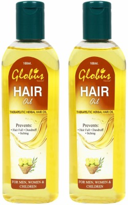 Globus Naturals Anti Dandruff Hair Oil Pack of 2 Hair Oil(200 ml)