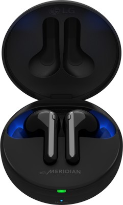 LG TONE Free HBS-FN7 UV nano 99.9% Bacteria Free With ANC Bluetooth Headset(Black, True Wireless)