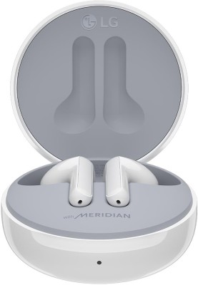 LG TONE Free HBS-FN6 99.9% Bacteria Free with British Meridian Sound Bluetooth Headset(White, True Wireless)