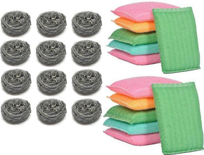 Ridhi Sidhi SPad_01 Scrub Pad, Scrub Sponge(Regular, Pack of 24)