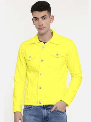KLIZEN 3/4th Sleeve Solid Men Denim Jacket