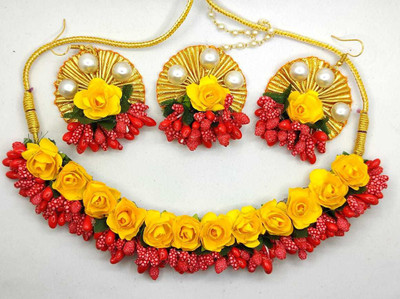A2 Fashion Fabric Multicolor Jewellery Set(Pack of 1)