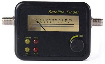 PAC SF-9506 Satellite Finder Signal Pointer DB Meter Dish Antenna Receiver Gain Measuring Instrument Tool for Digital TV Free To Air DTH Any Dish HD HDTV 4 LED DBC Non-magnetic Electronic Level (10 cm) Non-magnetic Electronic Level(10 cm)