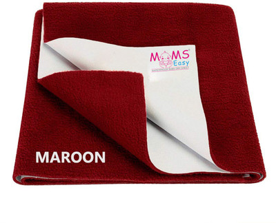Moms Easy PVC (Polyvinyl Chloride) Baby Bed Protecting Mat(Maroon, Large)