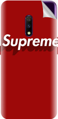 Snooky Realme X Mobile Skin(Red)